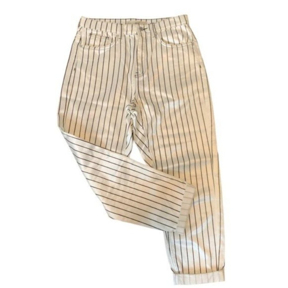 Topshop Striped Mom jeans Size 28 - Picture 7 of 9